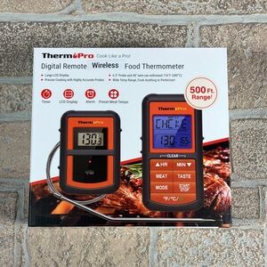 NEW ThermoPro Digital Remote Wireless Food Thermometer